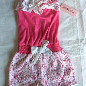 Little Lass Lace Romper